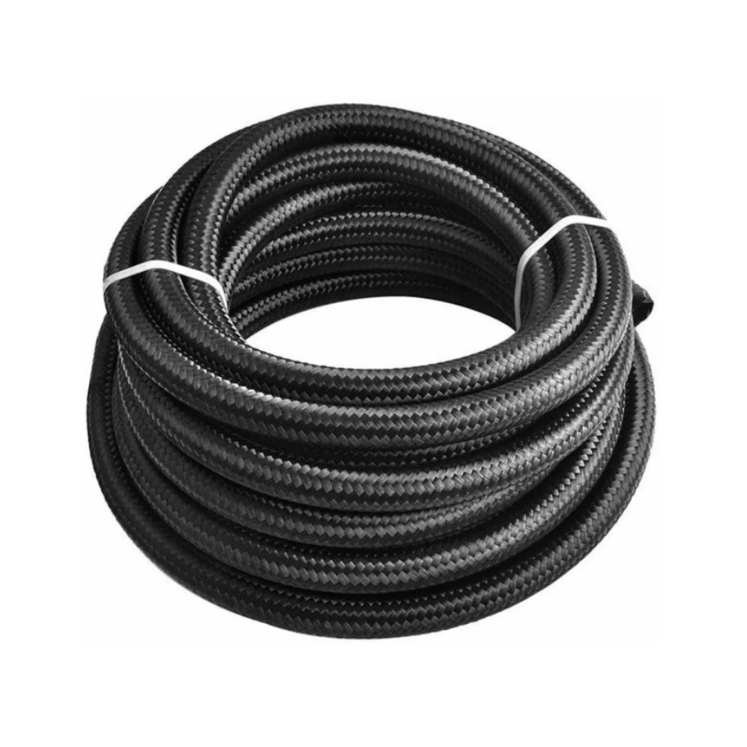 TRP -8 AN Black Nylon Braided Hose