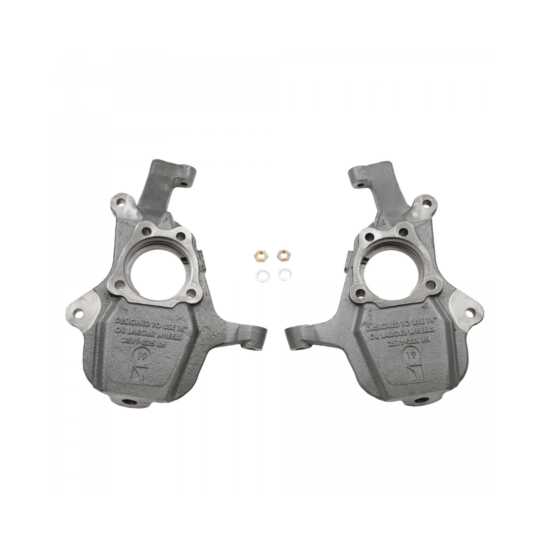 Belltech Drop Spindle Set 2019+ Silverado / Sierra 1500 2WD/4WD 2in Drop (Does Not Fit Classic)