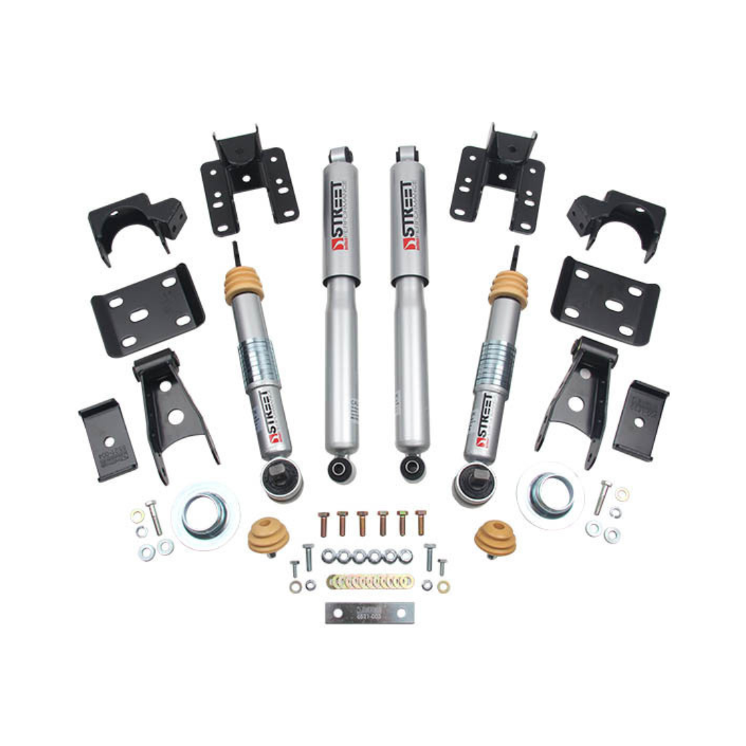 Belltech 2/4 Lowering Kit w/ SP Shocks for 16.5-17 Chevy Silverado All Cabs 4WD