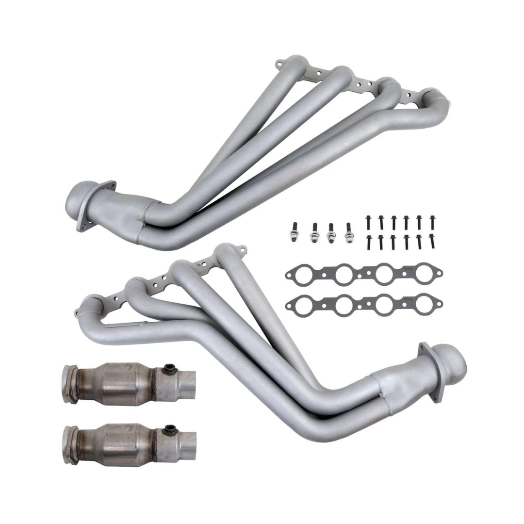 BBK 10-15 Camaro LS3 L99 Long Tube Headers with Converters - 1-3/4" Chrome