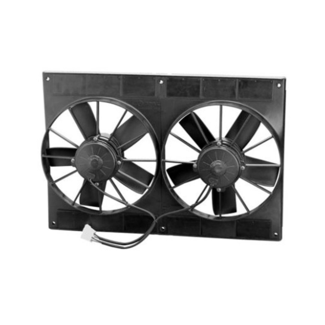 SPAL 2720 CFM 11in Dual High Performance Fans - Puller (2VA06-AP70/LL-37A)