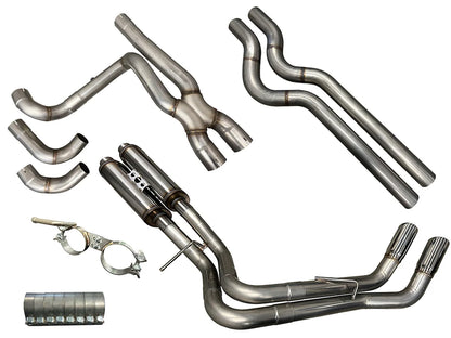 99-06 Silverado & Sierra True Dual Exhaust System for Crew & Extra Cab "Rear Exit"