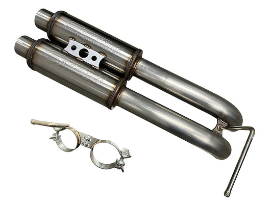 99-19 Silverado & Sierra Universal True Dual Axle Exit Muffler Kit