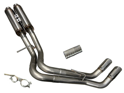 99-06 Silverado & Sierra True Dual Exhaust System for Crew & Extra Cab "Rear Exit"