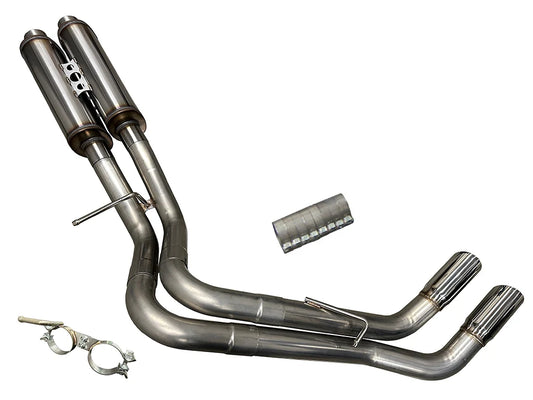 99-19 Silverado & Sierra Universal True Dual Rear Exit Muffler Kit