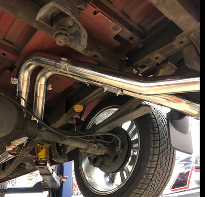 07-19 Silverado & Sierra True Dual Exhaust System (Crew & Extra Cab) "Rear Exit"