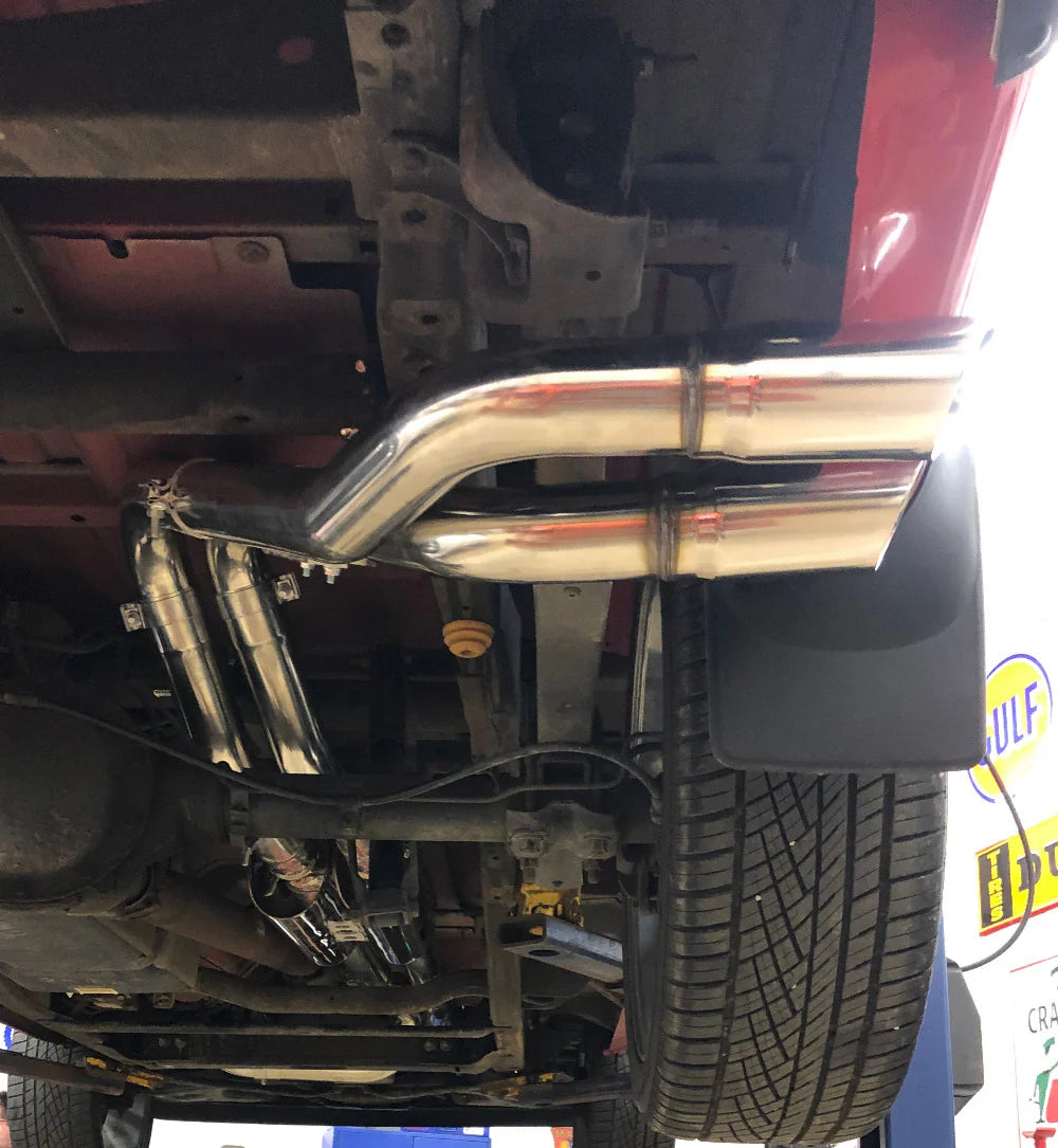 07-19 Silverado & Sierra True Dual Exhaust System (Crew & Extra Cab) "Rear Exit"
