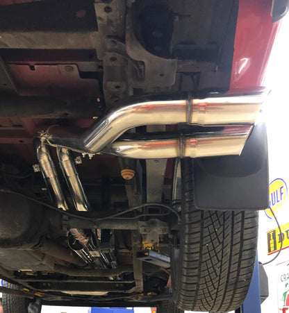 99-06 Silverado & Sierra True Dual Exhaust System for Crew & Extra Cab "Rear Exit"