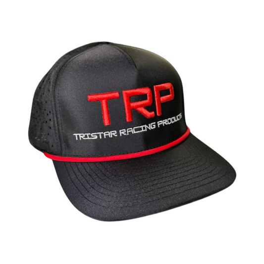 TRP Hat - Black w/ Red Rope