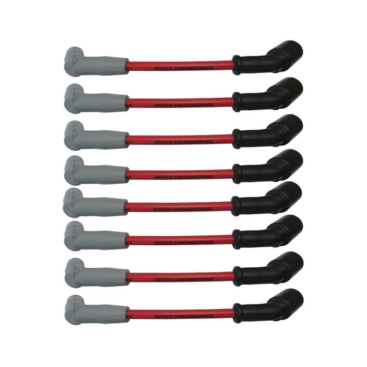 LS 10" Red Spark Plug Wires Car, Truck, & SUV (4.8L, 5.3L, 6.0L, 6.2L Engines)