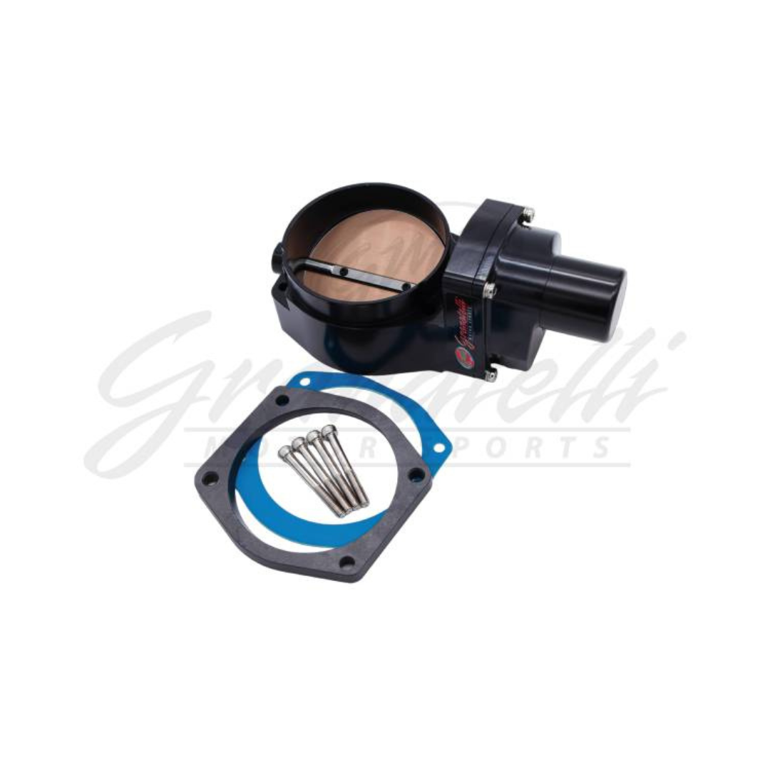 Granatelli GM LS3 6.2L 103mm Drive By Wire Billet Throttle Body Black GMTBLS3B