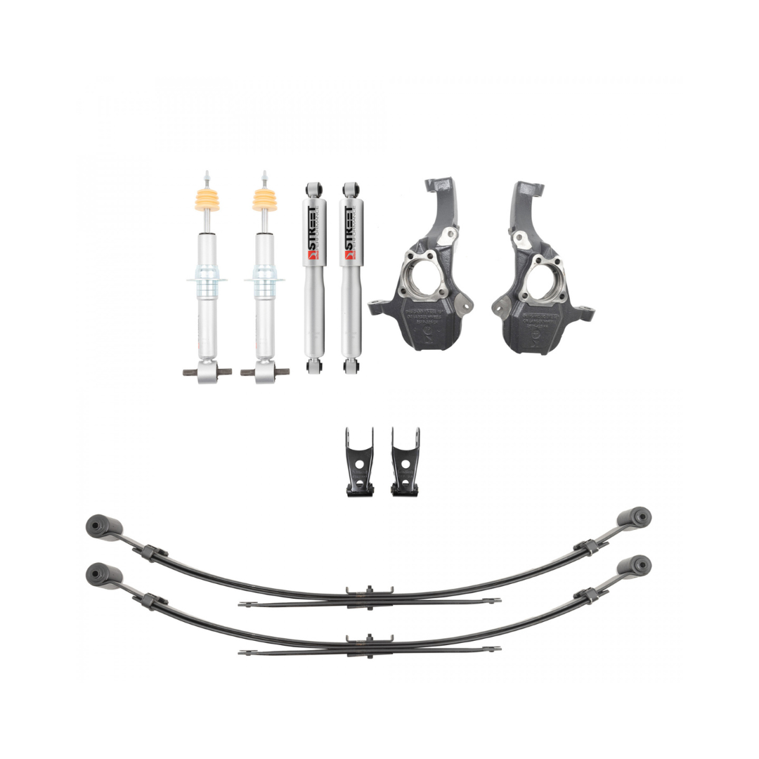 Belltech 2/4 Lowering Kit 2019+ GM Silverado/Sierra 1500 2WD/4WD w/ Street Performance Shocks