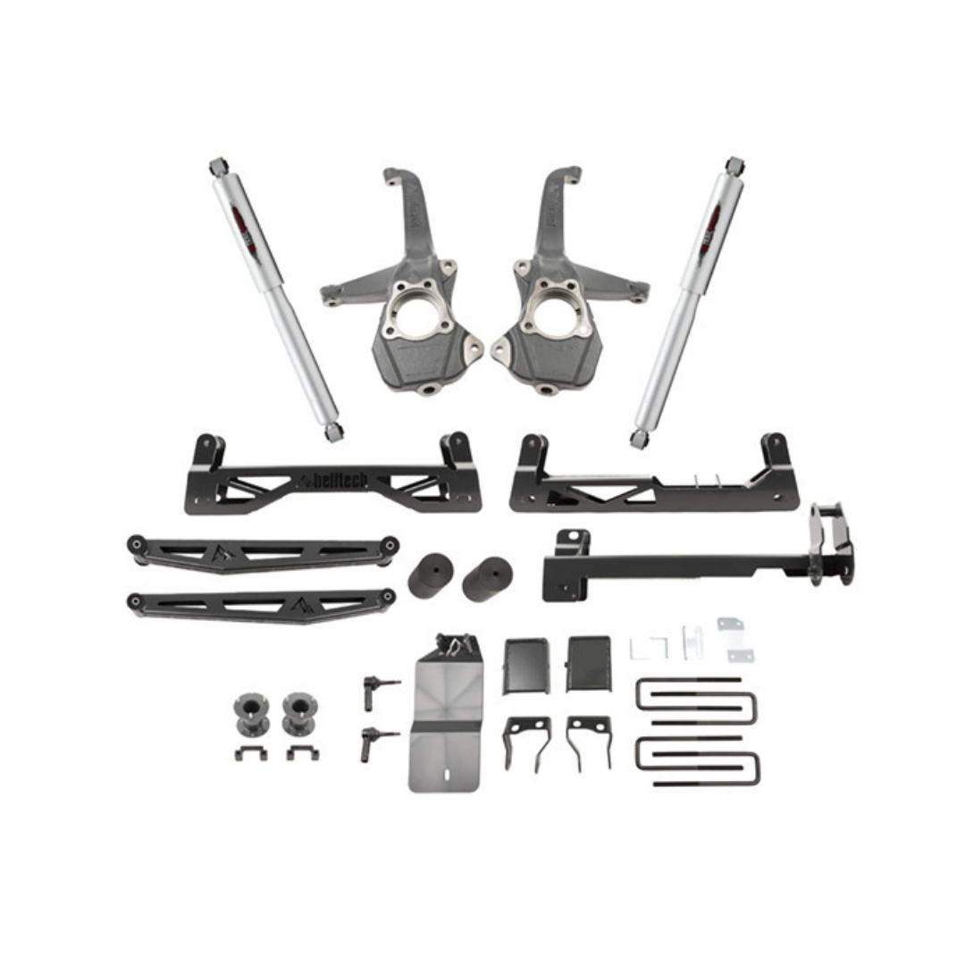 Belltech 19-20 Chevrolet Silverado / GMC Sierra 1500 4WD 6in Suspension Lift Kit w/ Shocks