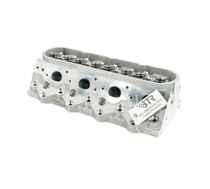 BTR Canted Valve Cylinder Head Cathedral Port 6 Bolt CNC Ported - Assembled - Each