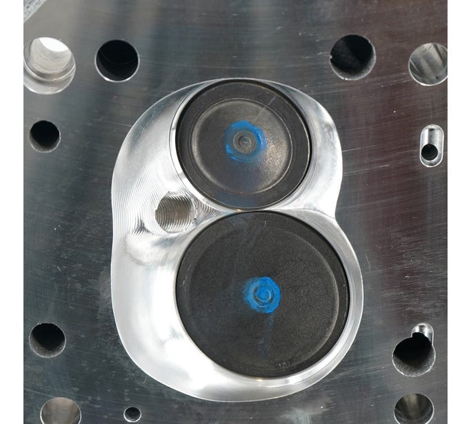 BTR Canted Valve Cylinder Head Cathedral Port 6 Bolt CNC Ported - Assembled - Each