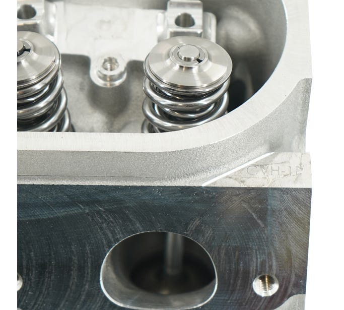 BTR Canted Valve Cylinder Head Cathedral Port 6 Bolt CNC Ported - Assembled - Each