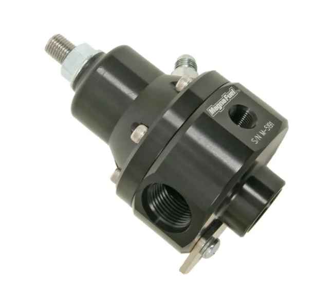 MagnaFuel Prostar Boost Reference Fuel Pressure Regulator 35-85 PSI Black
